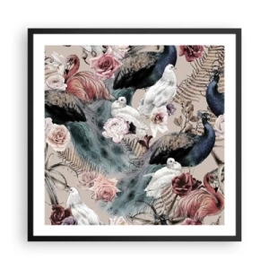 Poster in black frame - In Palace Garden - 60x60 cm