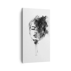 Canvas picture - What Does a Girl Dream about? - 45x80 cm