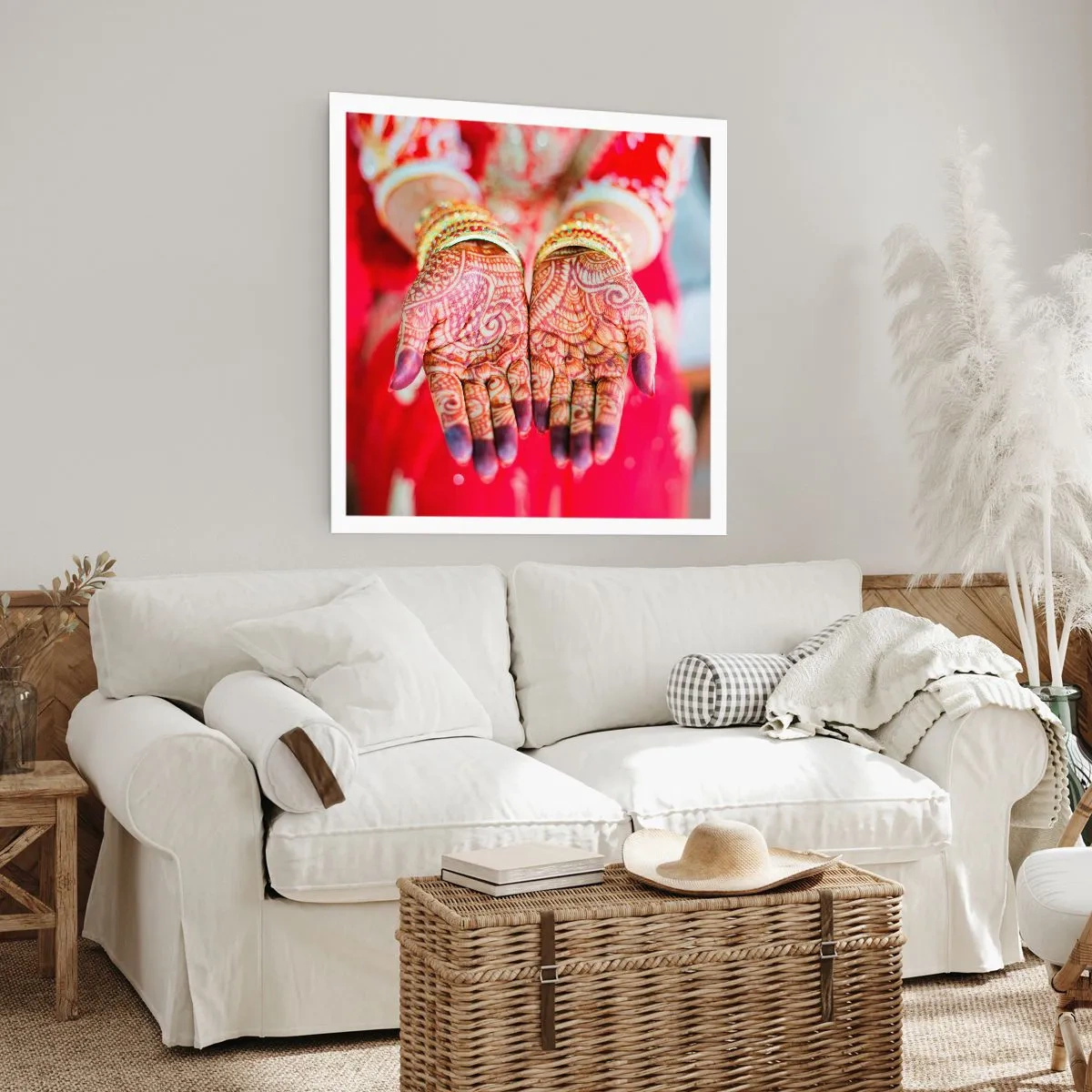 Poster - Readt to Catch Happiness - 40x40 cm