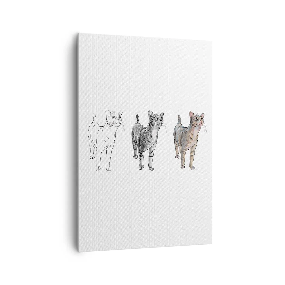 Canvas picture - Drawing Lesson - 70x100 cm