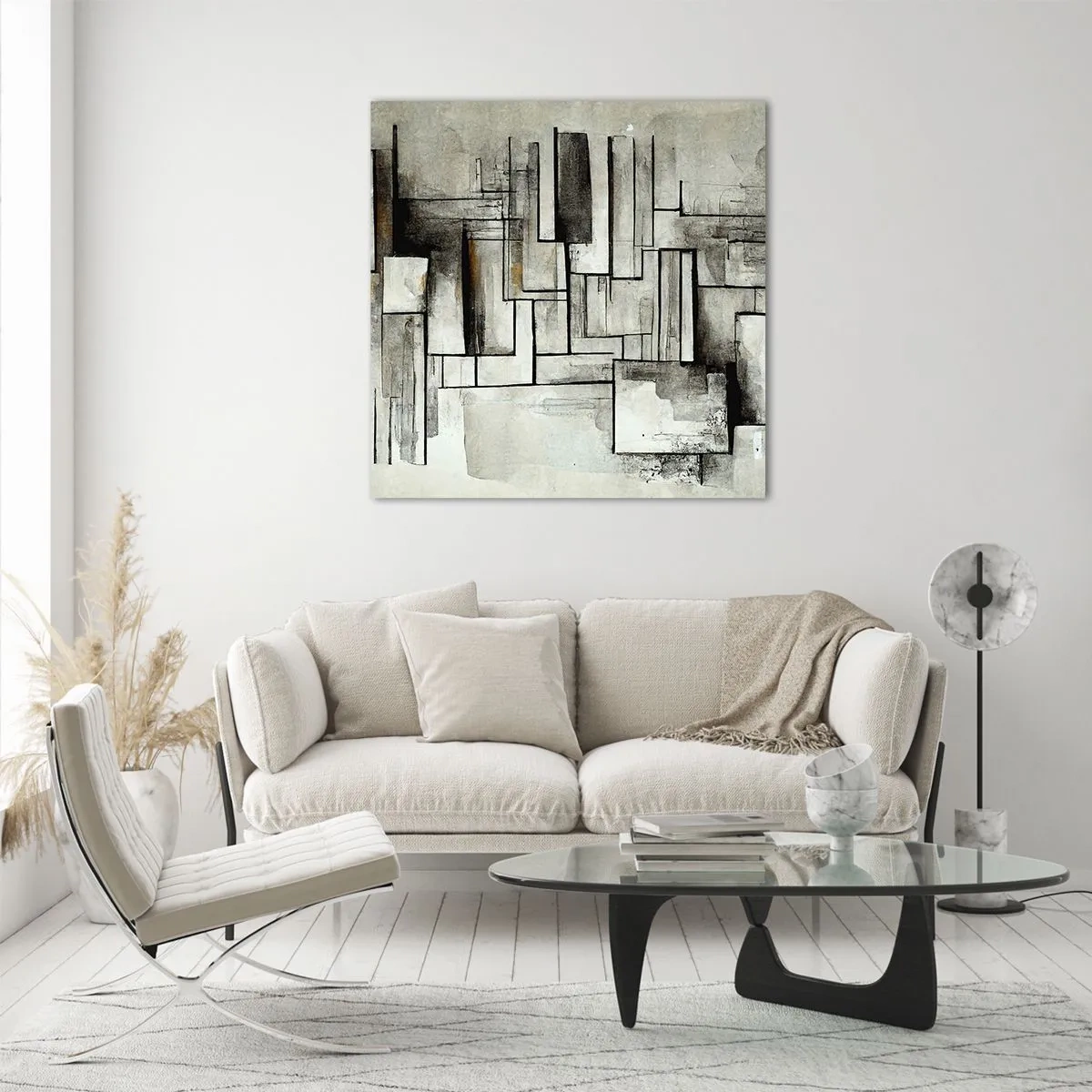 Glass picture - Power of Simplicity - 60x60 cm