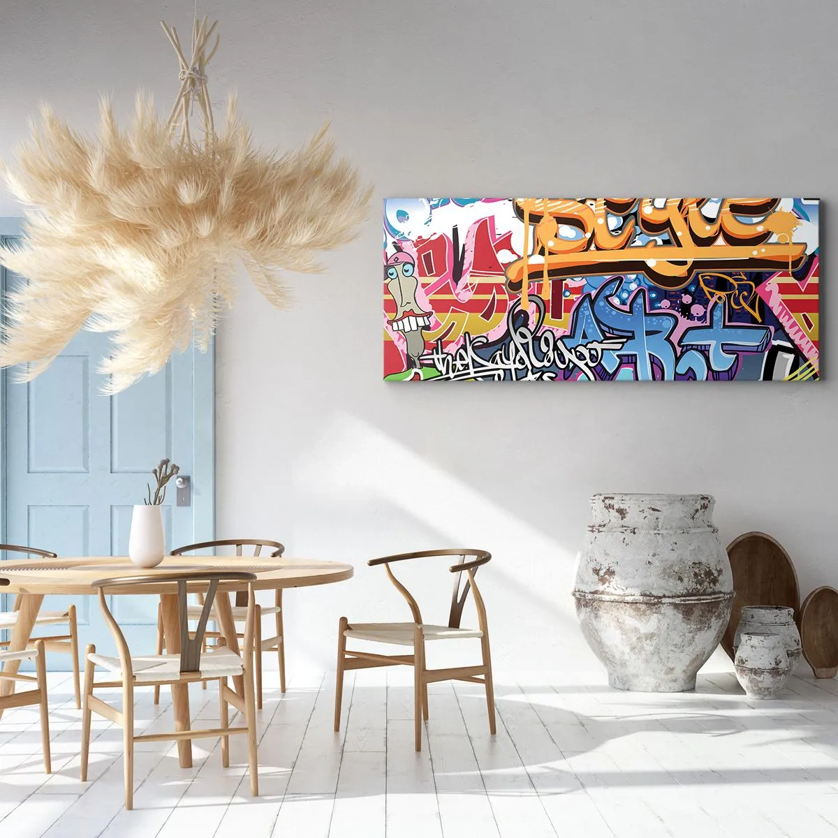 Canvas picture - Murals, Murals, Murals… - 100x40 cm
