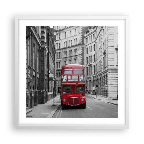 Poster in white frmae - Routine Doesn't Have to Be Grey - 50x50 cm