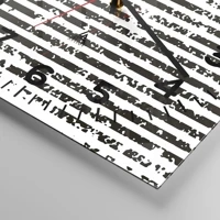 Clock face with numbers