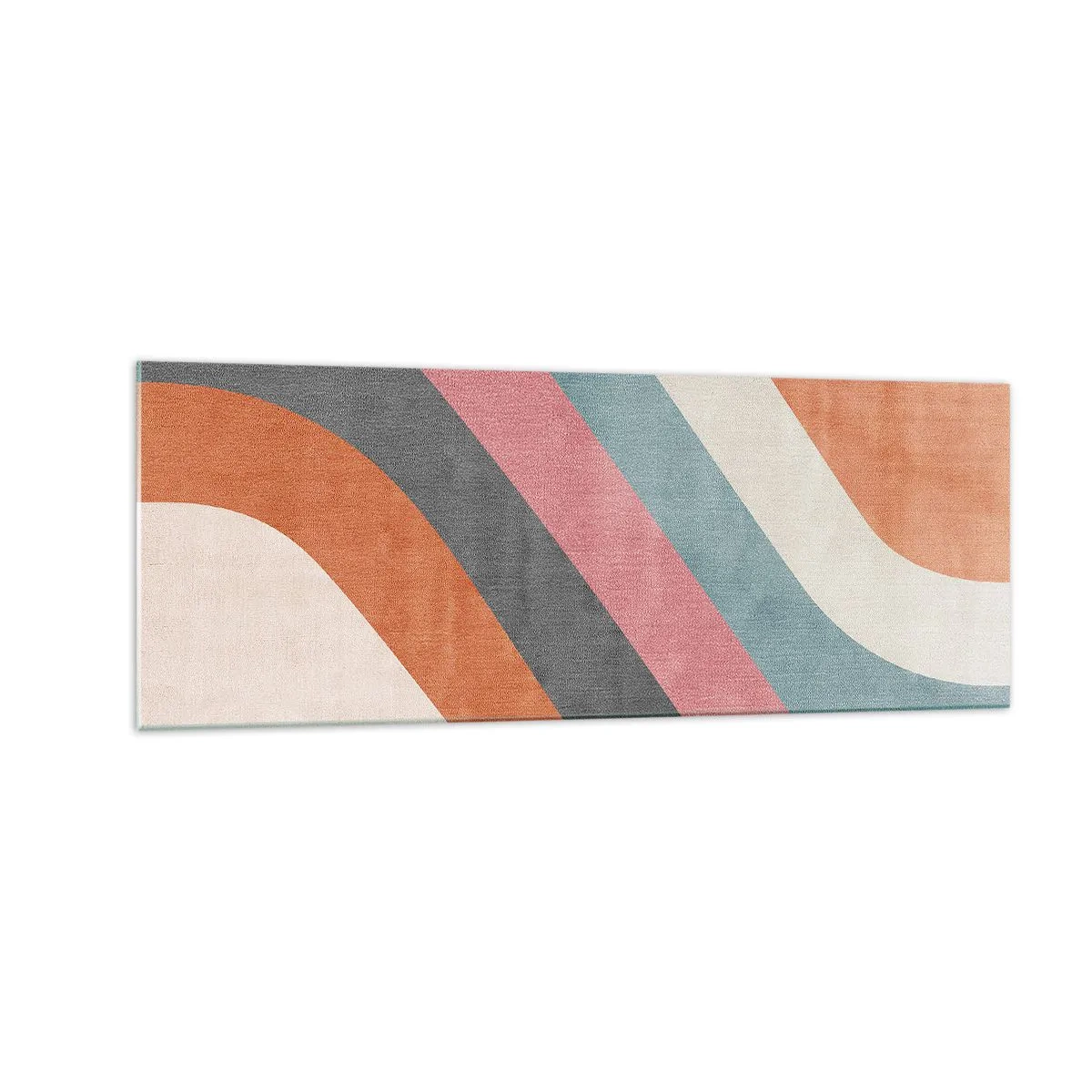 Glass picture - Diagonal Composition - Movement - 140x50 cm