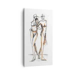 Canvas picture - Study of Grace - 55x100 cm