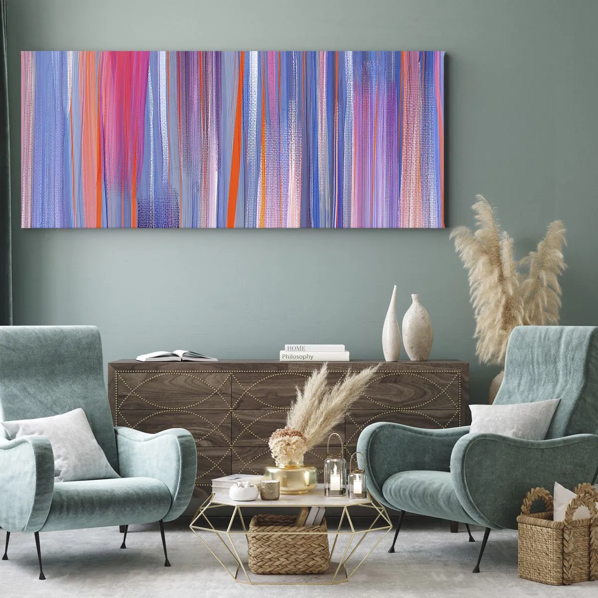 Canvas picture - Like a Rainbow - 140x50 cm