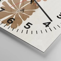 Clock face with numbers