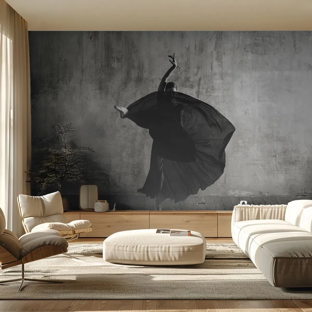 Photo Wallpaper Premium Canvas - Full of Passion - Ballerina, Dance, Ballet - 400x280 cm