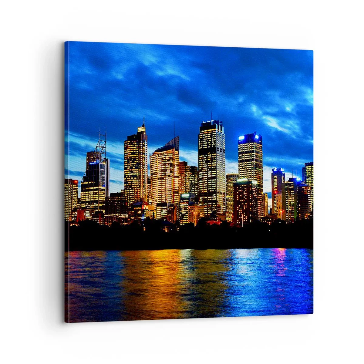 Canvas picture - Night of Lights and Colours - 60x60 cm