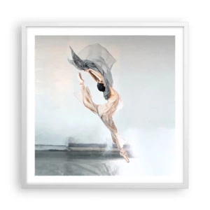 Poster in white frmae - In Dancing Exaltation - 60x60 cm