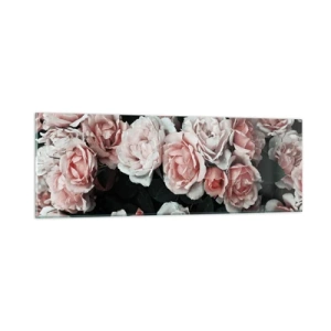 Glass picture - Rose Ensemble - 90x30 cm