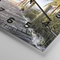 Clock face with numbers