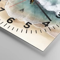 Clock face with numbers