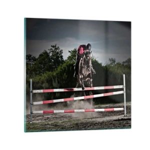 Glass picture - Together for Victory - 70x70 cm