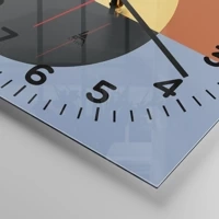 Clock face with numbers