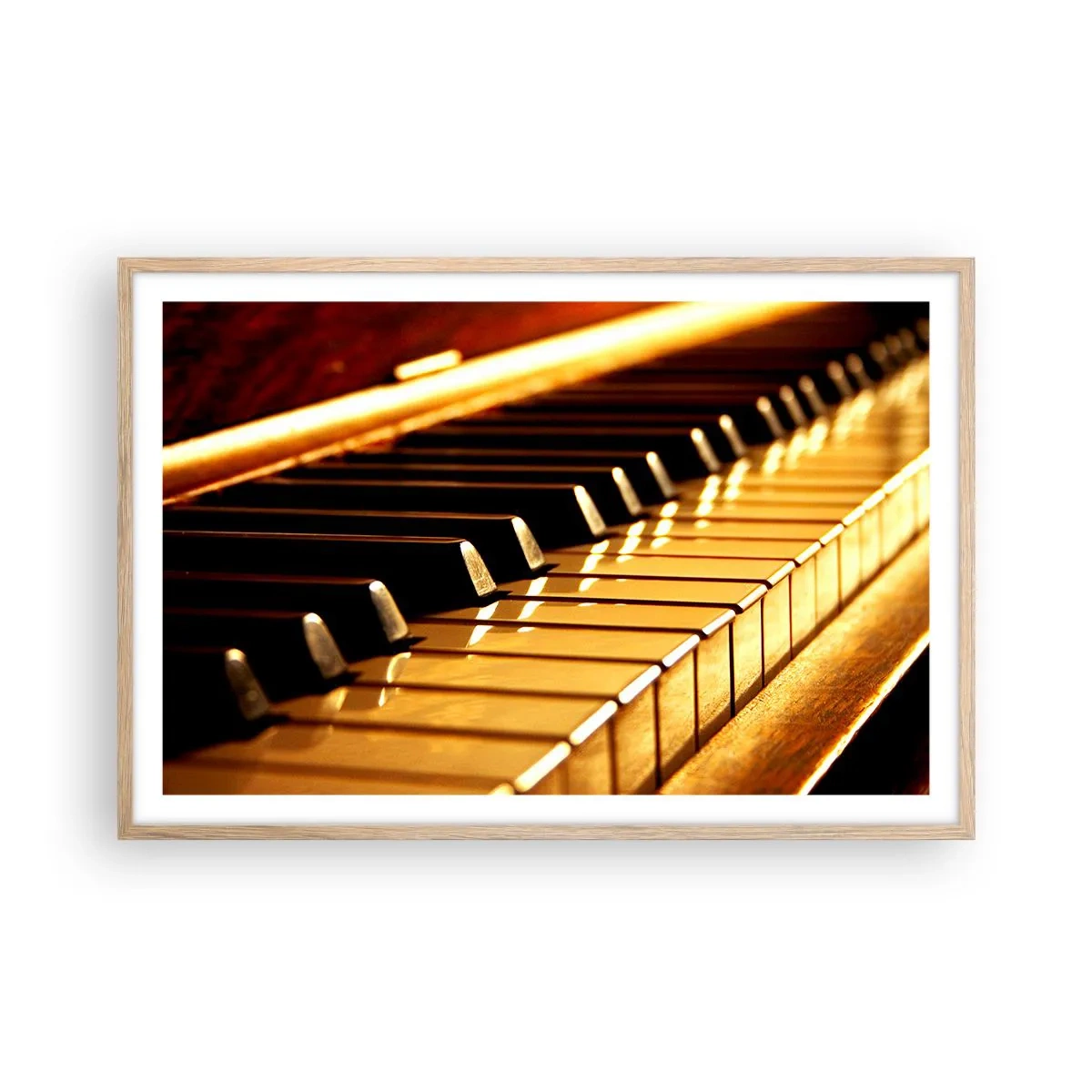 Poster in light oak frame - Unlimited Possibilities - 91x61 cm
