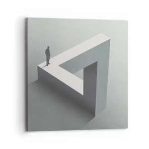 Canvas picture - And Yet It Is Possible - 70x70 cm