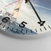 Clock face with numbers