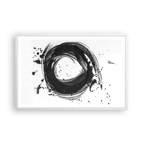 Poster in white frmae - Whirl of Creation - 91x61 cm