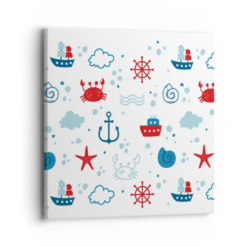 Canvas picture - Sea Tale - 40x40 cm
