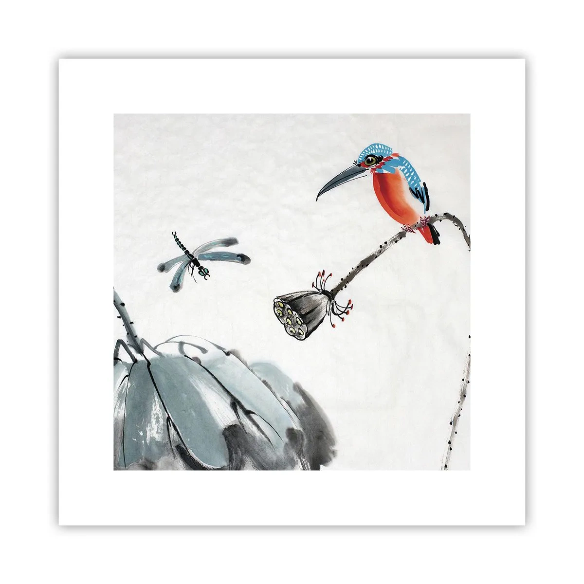 Poster - Life of a Meadow - 30x30 cm