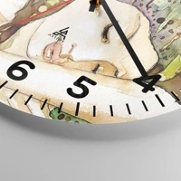 Clock face with numbers