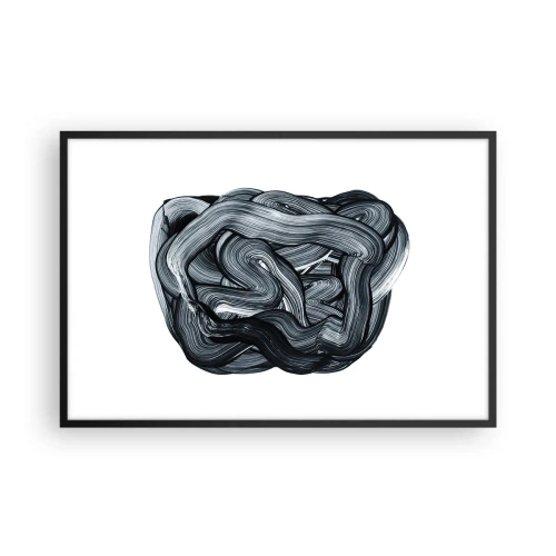 Poster in black frame - It's Not So simple - 91x61 cm