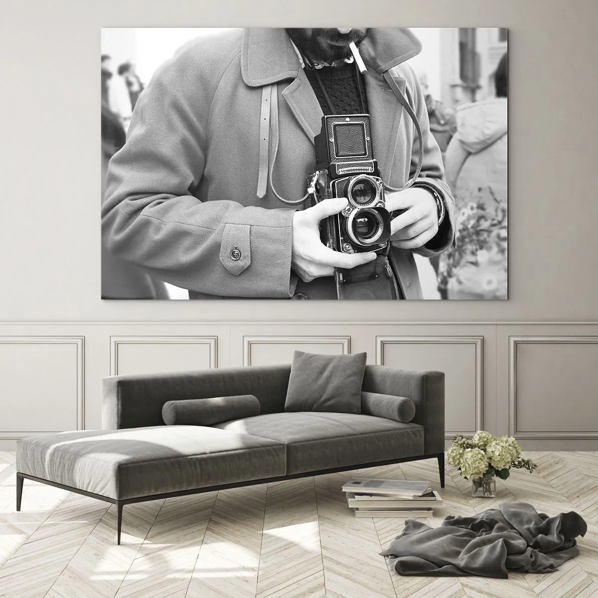 Glass picture - In Retro Style - 120x80 cm