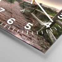 Clock face with numbers