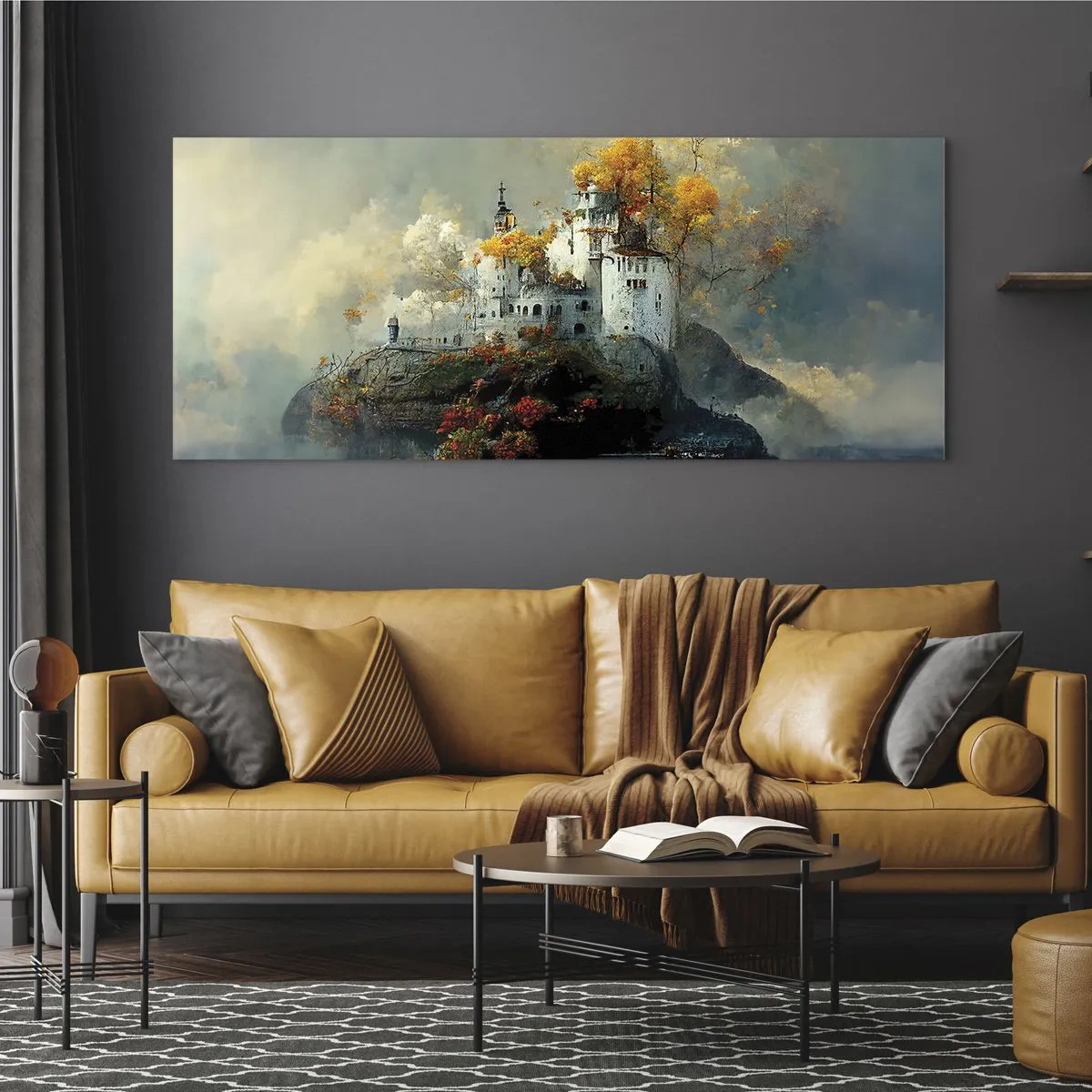 Glass picture - Beginning of a Romantic Tale - 100x40 cm