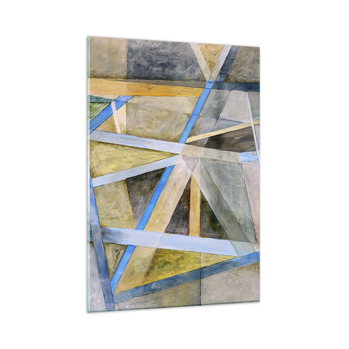 Glass picture - Straight Or Slanted? - 50x70 cm
