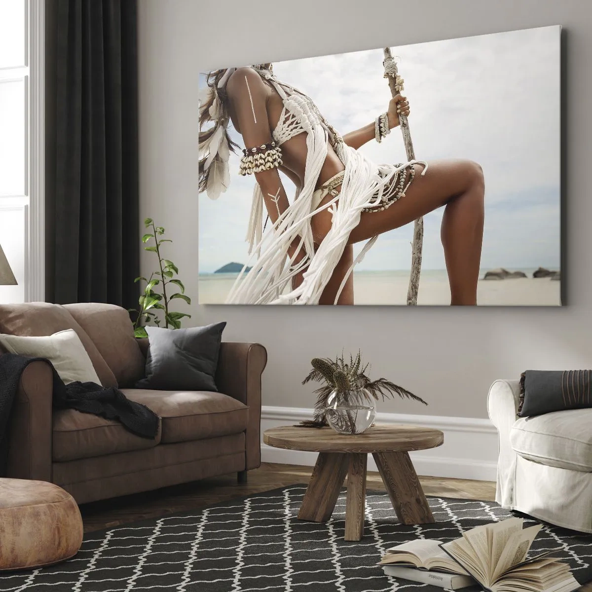 Canvas picture - Priestess of the Sun - 100x70 cm