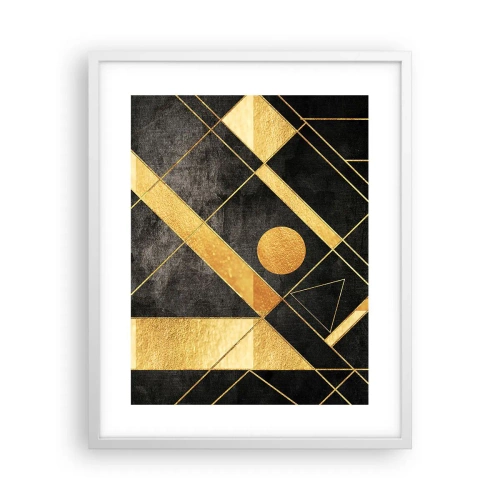 Poster in white frmae - Sun of the Desert - 40x50 cm