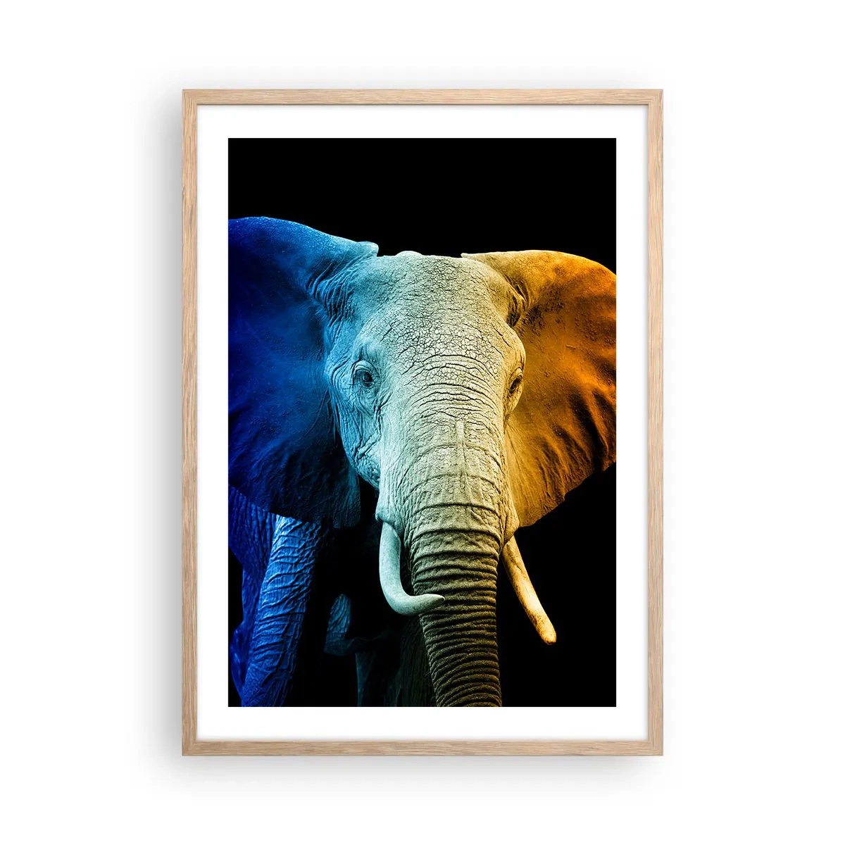 Poster in light oak frame - Eccentric, Not a Weirdo - 50x70 cm