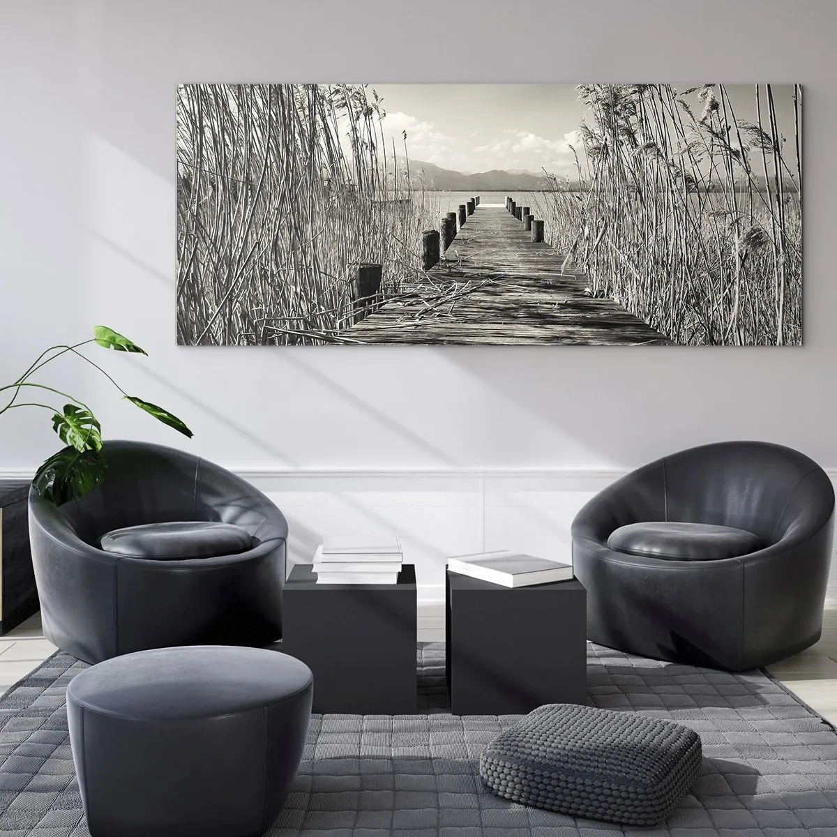 Glass picture - In the Grass - 90x30 cm