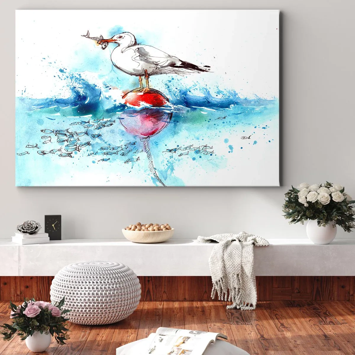 Canvas picture - Good Catch - 100x70 cm