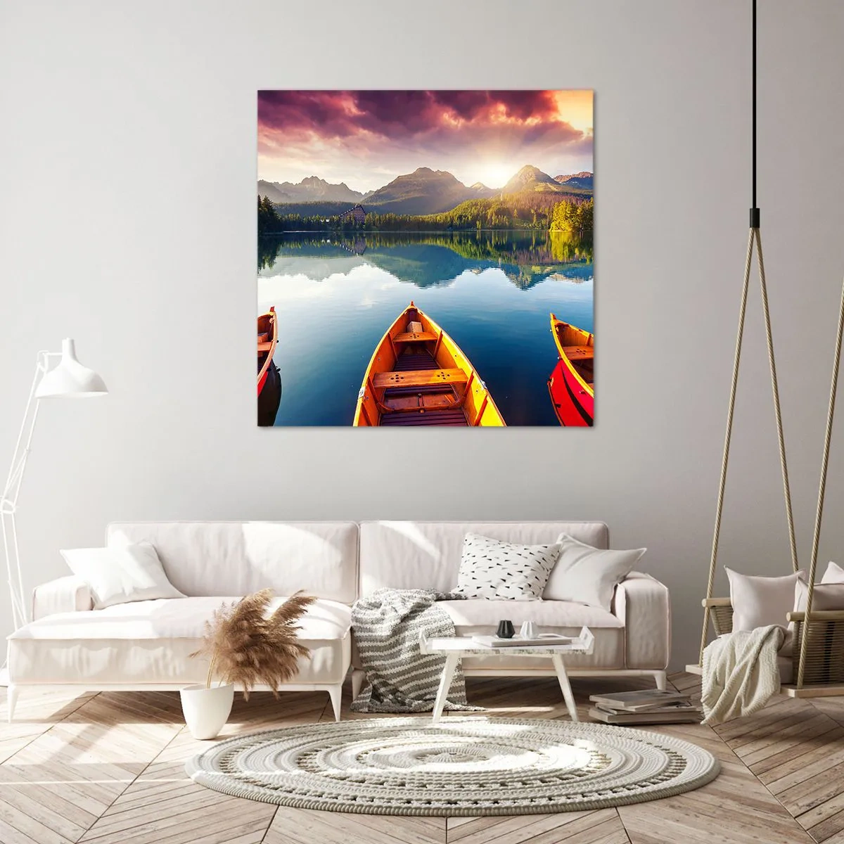 Canvas picture - Nothing against Nature - 50x50 cm