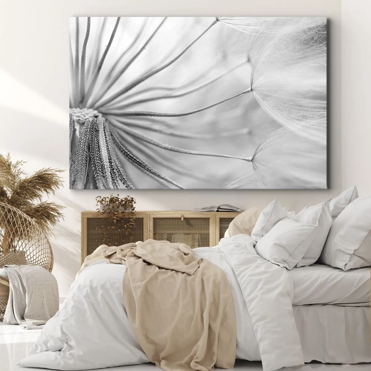 Canvas picture - Dandelion Kites - 100x70 cm