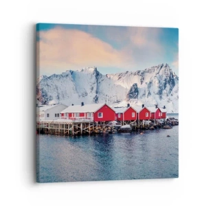 Canvas picture - Northern Retreat - 30x30 cm