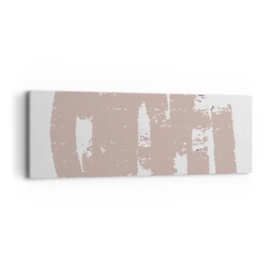 Canvas picture - Abstract in Delicate Pink - 90x30 cm