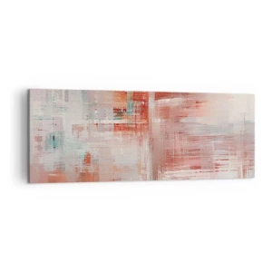 Canvas picture - Foggy but Pink - 140x50 cm