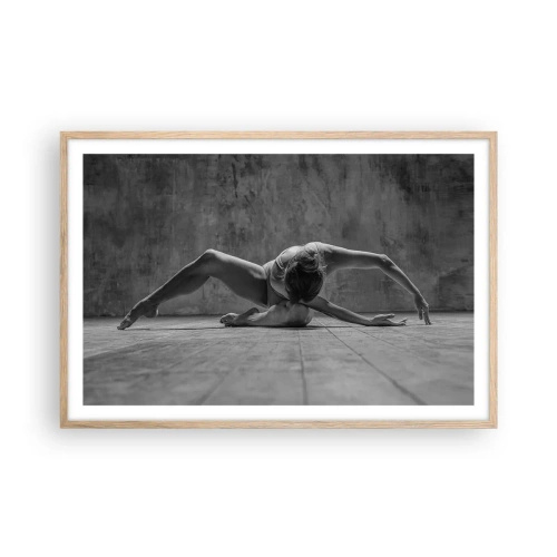 Poster in light oak frame - Found Symmetry - 91x61 cm