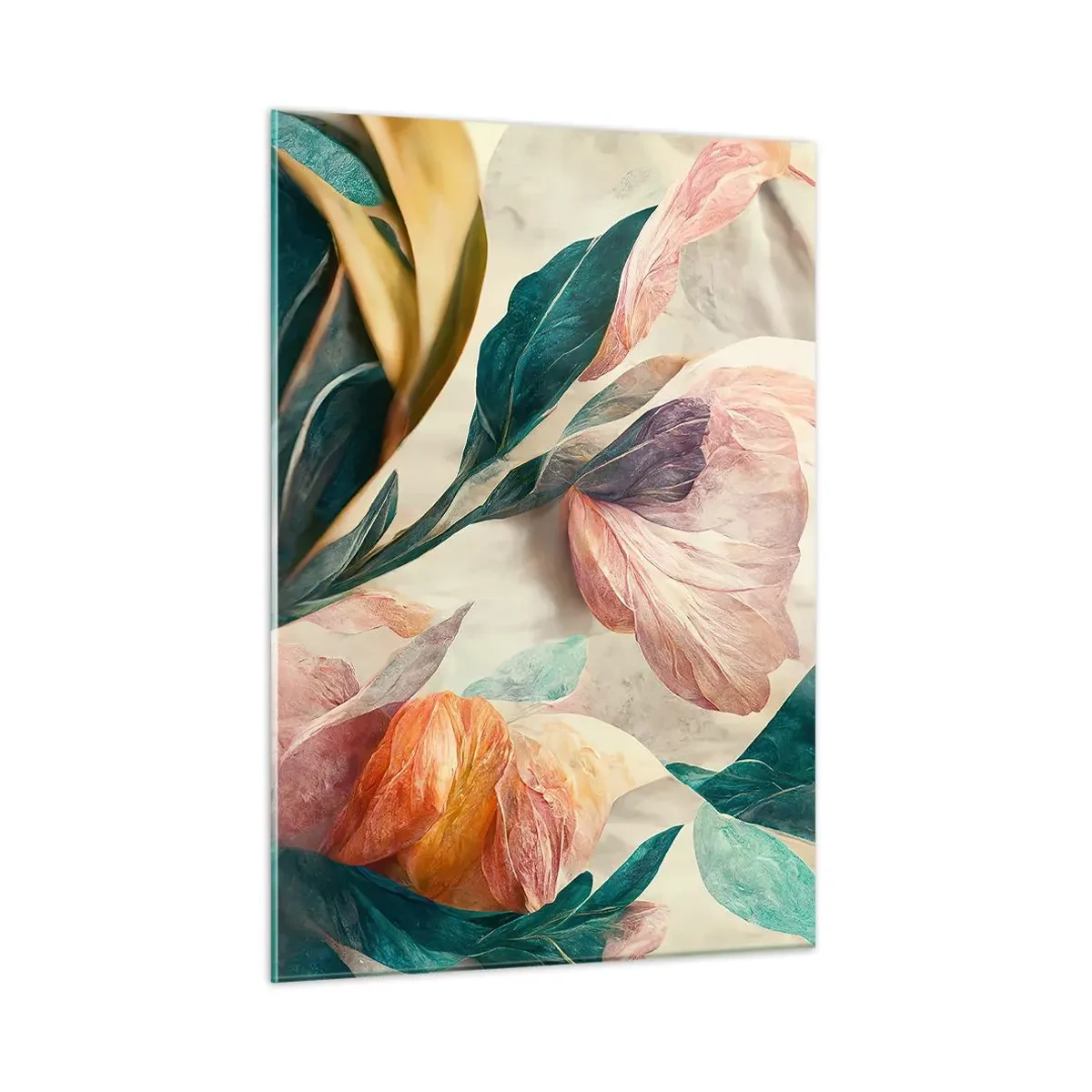 Glass picture - Flowers of Southern Islands - 50x70 cm