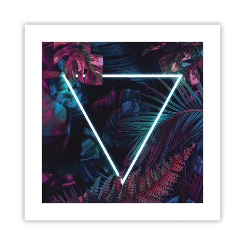 Poster - Disco Style Garden - 40x40 cm