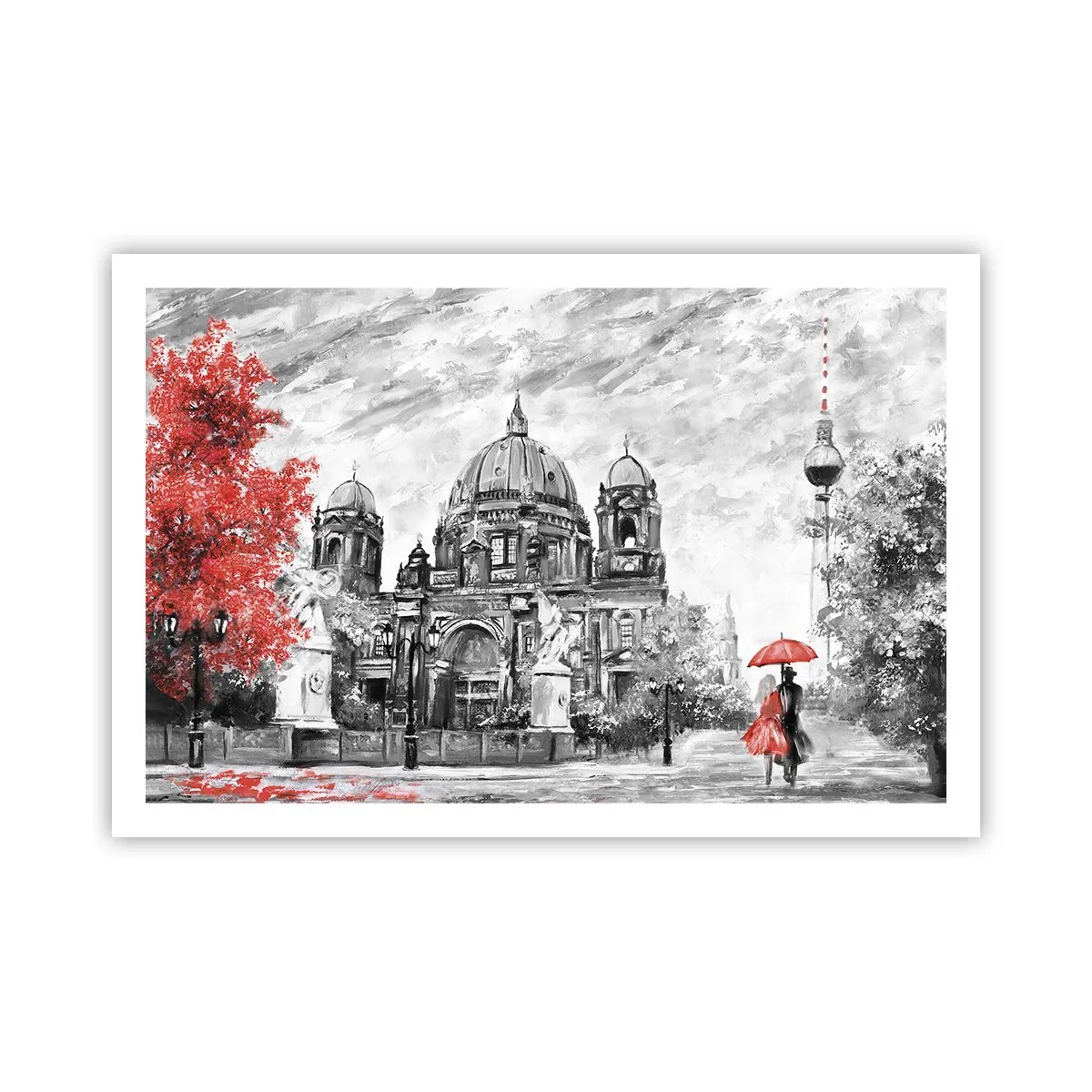 Poster - Berlin Encounter - 91x61 cm