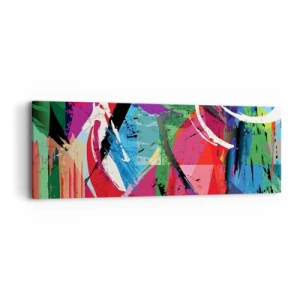 Canvas picture - Fast, Vividly and Jamming - 90x30 cm