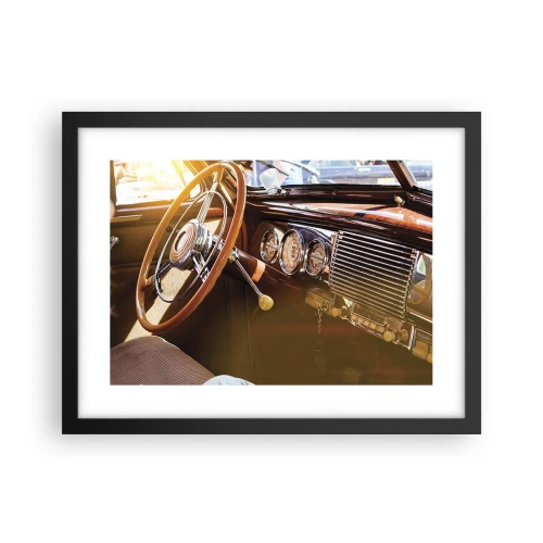 Poster in black frame - Breath of Luxury form the Past - 40x30 cm