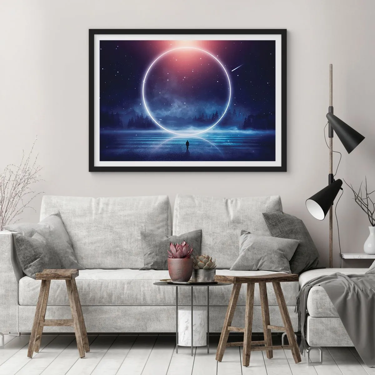 Poster in black frame - They are Already Here… - 91x61 cm