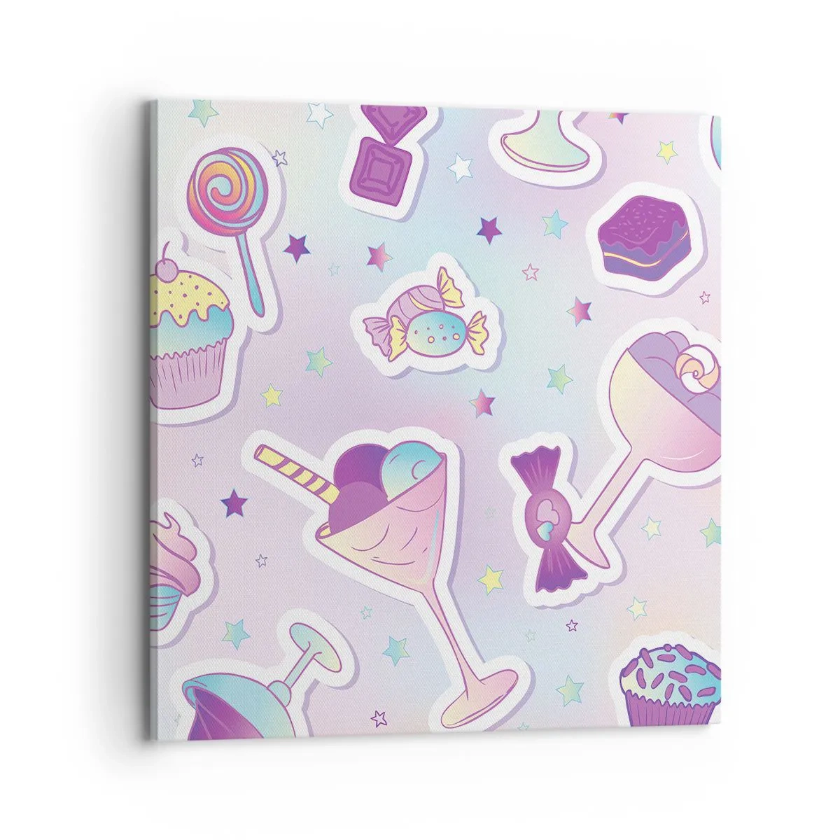 Canvas picture - Why We Can't Have Birthday Everyday? - 70x70 cm